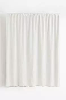 Плотная штора H&M Home Single-pack Wide Blackout, белый