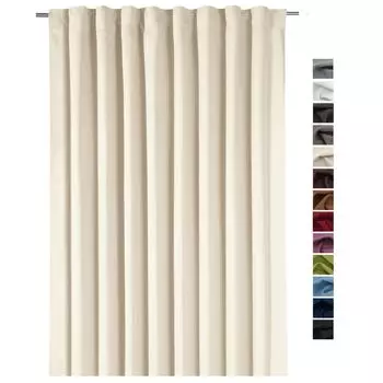 Плотная штора heimtexland XXL, термоштора, многофункциональная лента, декоративная штора 245x275 см, перегородка, декоративная штора, непрозрачная, затемняющая, изоляционный тип 139, кремовый, бежевый