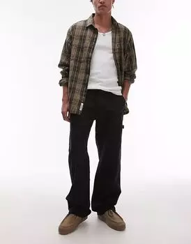 Плотницкие брюки Dickies холщовые черного цвета