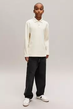 Плотницкие джинсы свободного кроя H&M, серый