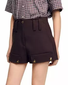 Плотницкие шорты Sandro, коричневый