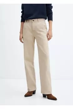 Плотник Карго Жан Mango, бежевый