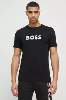 Пляжная футболка BOSS Boss, черный