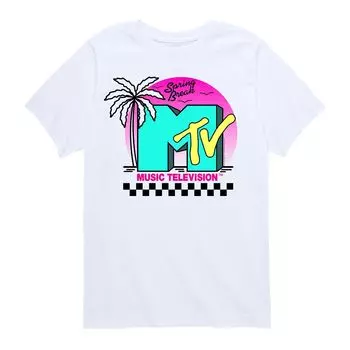 Пляжная футболка MTV Spring Break для мальчиков 8–20 лет Licensed Character, белый