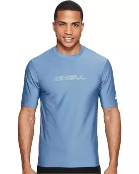 Пляжная футболка O'Neill Basic Skins Rash Tee, цвет Dusty Blue