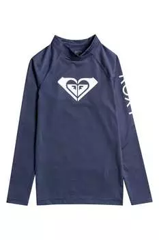 Пляжная футболка с длинными рукавами Roxy, синий