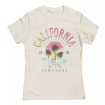 Пляжная футболка с рисунком Zuma Junior's COLAB89 by Threadless, цвет Natural