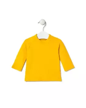 Пляжная футболка с жаккардовым логотипом Tous, жёлтый