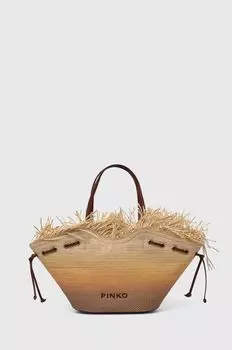 Пляжная корзина Pinko, бежевый