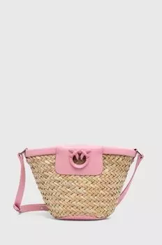 Пляжная корзина Pinko, розовый