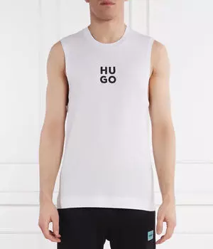 Пляжная майка Regular fit Hugo Bodywear, белый