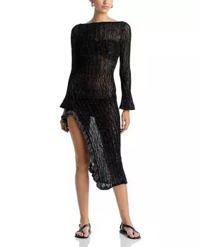 Пляжная накидка Brenda Black Dress Capittana, черный