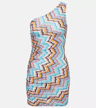 Пляжная накидка Zig Zag с пайетками Missoni, разноцветный