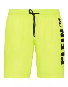 Пляжная одежда Длинные брюки Philipp Plein, цвет Yellow Fluo