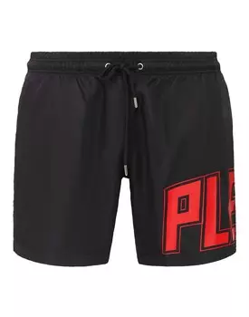 Пляжная одежда Короткие брюки Philipp Plein, цвет Black / Red