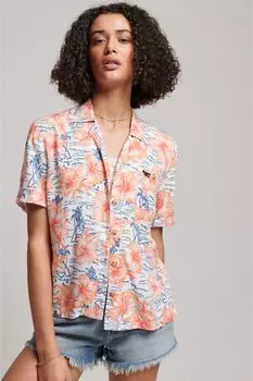 Пляжная рубашка Vintage Resort Superdry, синий