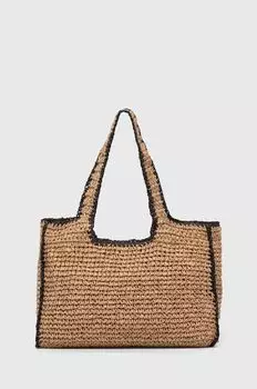 Пляжная сумка Answear Lab, коричневый