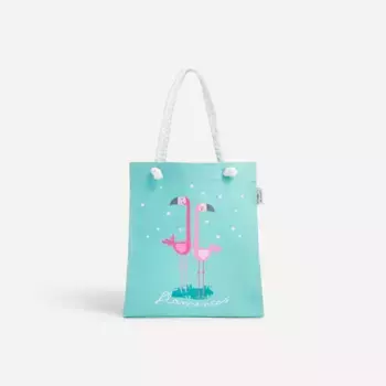 Пляжная сумка Flamingos Mini Home - El Corte Ingls, синий