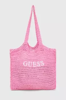 Пляжная сумка Guess, розовый