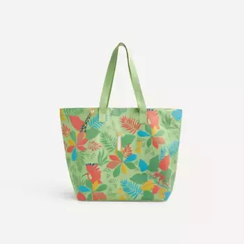 Пляжная сумка Jungle Basics El Corte Ingls, зеленый