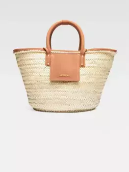 Пляжная сумка-корзина Ле Панье Соли Jacquemus, светло-коричневый