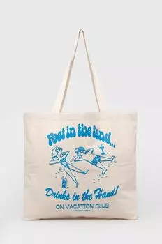 Пляжная сумка On Vacation, бежевый