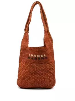 Пляжная сумка Praia среднего размера ISABEL MARANT, оранжевый