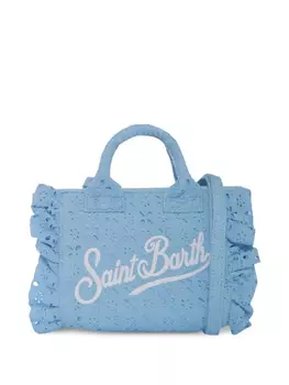 Пляжная сумка с логотипом MC2 Saint Barth Kids, синий