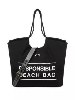 Пляжная сумка с логотипом V°73, черный