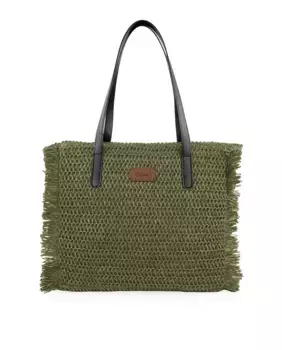 Пляжная сумка Savona на молнии SKPAT, цвет Caqui