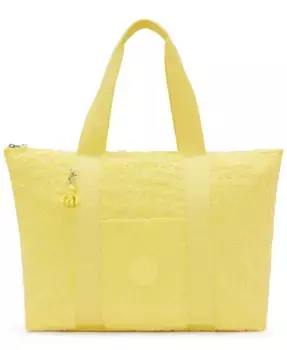 Пляжная сумка-шоппер Beach Art Resort на молнии Kipling, желтый