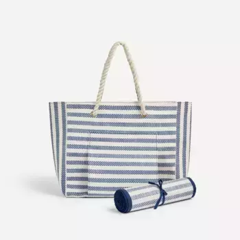 Пляжная сумка Vieques El Corte Ingls с ковриком, синий