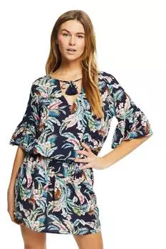 Пляжная туника Esprit, синий