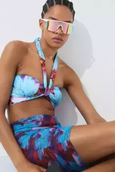 Пляжная юбка с комплектами H&M, синий