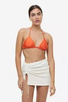 Пляжная юбка с кулиской H&M, белый