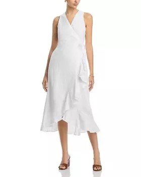 Пляжное миди-платье Coastalina с запахом Tommy Bahama, белый