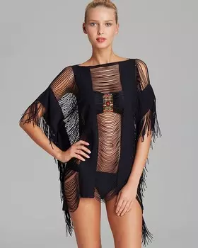 Пляжное накидка для плавания PilyQ Monique PQ Swim, черный