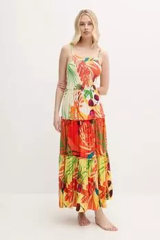 Пляжное платье BAHAMAS PATCH Desigual, бежевый