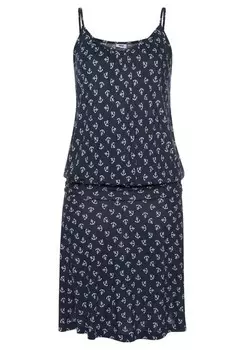 Пляжное платье Beach Time, темно-синий