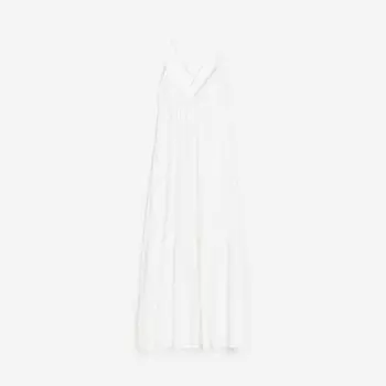 Пляжное платье H&M Sleeveless Poplin, белый