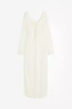 Пляжное платье H&M Drawstring, белый