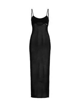 Пляжное платье Karl Lagerfeld Beach Dress CROCHET BEACH, черный