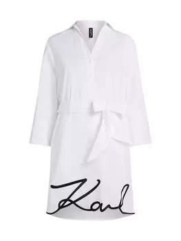 Пляжное платье Karl Lagerfeld, белый