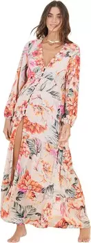 Пляжное платье Maaji Tapestry Luna Long Dress, бежевый