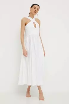 Пляжное платье Max Mara Beachwear, белый