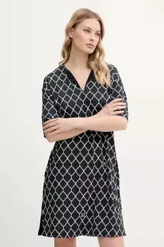 Пляжное платье Max Mara Beachwear, темно-синий