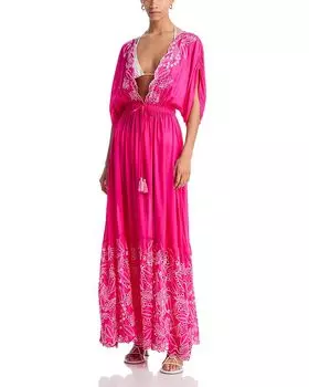 Пляжное платье-накидка Layshia Ramy Brook, розовый