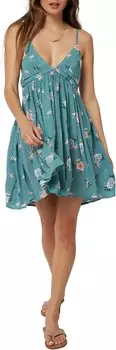 Пляжное платье O'Neill Felix Floral Tank Dress, цвет Teal
