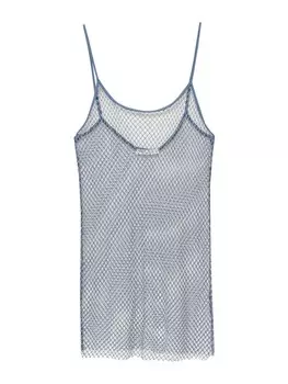 Пляжное платье Pull&Bear, темно-синий