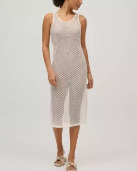 Пляжное платье с ажурными бретелями Ysabel Mora, цвет Crudo